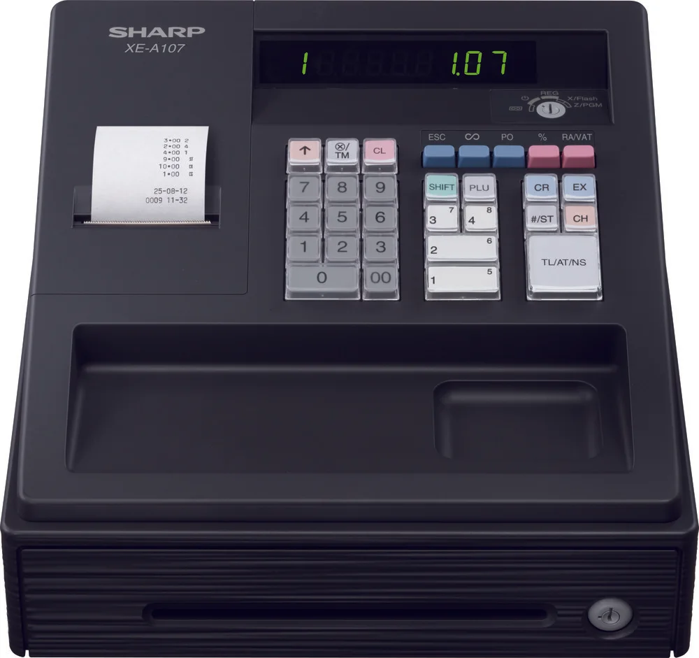 Sharp Xe-A107 source-reviewed product