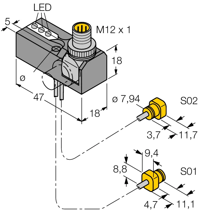 Turck NI2-K08Q-0,095/0,11-BDS-2AP6X3-H1141/S34 source-reviewed product